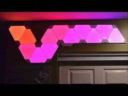 Nanoleaf Light Panel 9 Pack Illuminate Your Life Your Way The Rhythm Edition Nanoleaf Light Panel Is Smar Smart Lighting Nanoleaf Lights Video Game Rooms