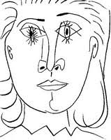 Anti Stress Coloring Pages Picasso