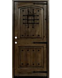 Maybe you would like to learn more about one of these? New Deals On Krosswood Doors 32 In X 96 In Mediterranean Knotty Alder Arch Top Provincial Stain Left Hand Inswing Wood Single Prehung Front Door