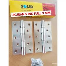 Tak hanya survey untuk harga ubin, kaca, kayu, sampai dengan closet saja, anda juga perlu mencari tau harga. Engsel Pintu Rumah Stainless Solid 5 Inch Lazada Indonesia