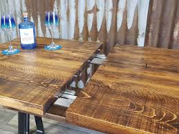 Maybe you would like to learn more about one of these? Extending Dining Table With Calia Style Legs Industrial Extending Table With V Legs Extendable Table