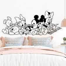 Ships free orders over $39. Nursery Decor Cute Minnie Mouse Wall Stickers Diy Kids Girls Bedroom Decor Mural Vinyl Decal Wall Decor