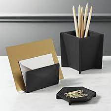 See more ideas about office accessories, dot and bo, cute office supplies. Black Cast Desk Accessories Desk Accessories Office Desk Accessories Chic Desk Accessory Design