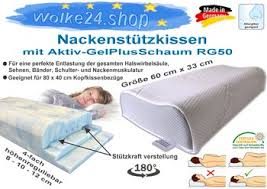 Matratzen24 hat ein team von erfahrenen journalisten die jedes detail einer matratze recherchieren. Gelschaum Nackenstutzkissen Hohenverstellbar Kopfkissen Mit Gelplusschaum