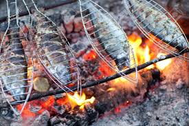 Clean and oil the grate. Grilling Fish On Campfire Stock Photo Picture And Royalty Free Image Image 10520596