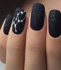 Siyah Renk Oje Modelleri Tirnak Oje Fikirleri Gel Nail Tasarimlari