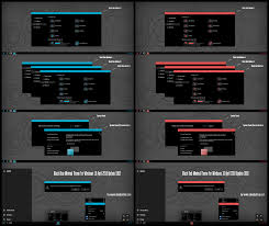 Black And White Icons Windows 10 Windows10 Themes I Cleodesktop Black Blue And Red Minimal Theme Windows10 April 2018 Update 1803 Theme Minimalism Windows 10