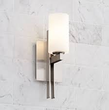 Possini Euro Design Modern Wall Light Sconce Brushed Nickel Hardwired 14 High Fixture Frosted Glass For Bedroom Bathroom Hallway Walmart Com Walmart Com
