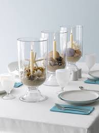 20 Festive Coastal Table Top Centerpiece Ideas With Candles Candle Table Centerpieces Dining Table Candle Centerpiece Table Top Centerpiece