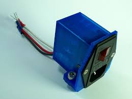 Customizable V Slot Power Plug Cover Mount By Capnbry 3d Printer Power Plug 3d Printing