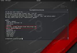 How To Check Open Ports On Rhel 8 Centos 8 Linux Linuxconfig Org