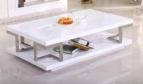 The swing coffee table is designed with modernity in mine. Low White High Gloss Coffee Table Homegenies