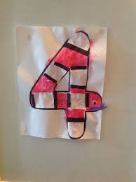 Number 4 Craft Art Education Crafts Numbers