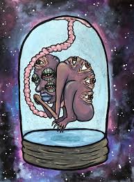 Covet 9 X12 Acrylic On Canvas Paper Psychedelic Drawings Trippy Painting Hippie Art