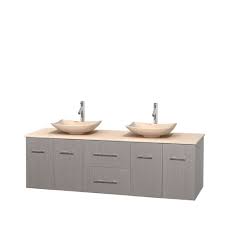 72 vanity cabinet is a very good quality of bathroom furniture that shall do amazing in filling any size of bathroom. Centra 72 Double Bathroom Vanity For Vessel Sinks Gray Oak Beautiful Bathroom Furniture For Every Home Wyndham Collection