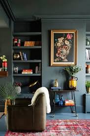 9 Dark Rich Vibrant Rooms That Will Make You Rethink Everything You Know About Color Dark Living Rooms Living Decor Living Room Decor