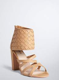 2020 popular 1 trends in shoes, sports & entertainment with block heel open toe and 1. Plus Size Woven Block Heels Wide Width Torrid