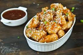 Baked Honey Sesame Chicken Recipe Honey Sesame Chicken Sesame Chicken Recipes