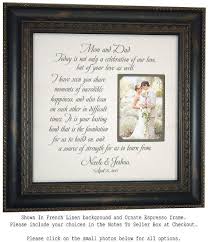Bride And Groom Wedding Gift For Parents Mom And Dad Personalized Photo Frame Wedding Gifts From Photoframeoriginals Wedding Gifts For Parents Wedding Gifts For Couples Personalized Wedding Gifts