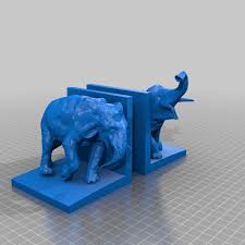 In the photos, these are in black. Download Free Stl File Elephant Bookends 3d Printable Object Cults
