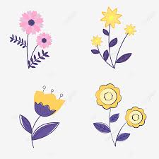 Free for commercial use no attribution required high quality images. Spring Flowers Clipart Flat Style Spring Flowers Clipart Cartoon Little Flower Clipart Png And Vector With Transparent Background For Free Download