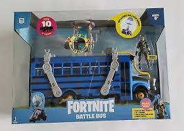 The battle bus is an aerial vehicle in fortnite: Fortnite Battle Bus Deluxe Vehicle Features 4 Action Figures Recruit Sold Out Ebay