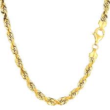 Everlasting gold 14k white gold singapore chain necklace reg. Amazon Com Gold Chains Clothing Shoes Jewelry