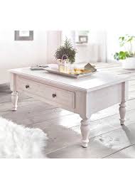 Landhaus Couchtisch Mit Breiter Schublade Weiss Couchtisch Couchtisch Mit Schublade Wohnzimmer Tisch Weiss