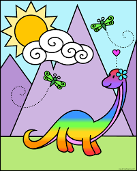 Free coloring sheets to print and download. Don T Eat The Paste Brontosaurus Coloring Page