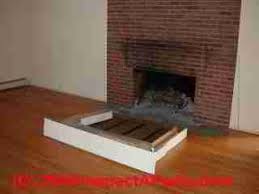 The surrounding fireplace chase must comply with all clearances as outlined in this manual and be constructed in compliance with local building codes. Fireplace Hearth Damage Cracks Settlement Or Collapse