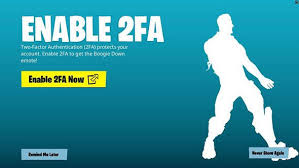How to enable 2fa fortnite ps4, xbox, pc, switch, & mobile to unlock boogie down emote in season 9. Fortnite 2fa How To Enable 2fa For Gifting Feature On Ps4 Xbox One And Switch Gaming Entertainment Express Co Uk