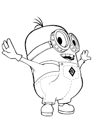 This minion coloring pages bob will make your world more vivid. Minion Bob Coloring Page Free Printable Coloring Pages For Kids