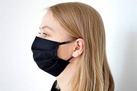 Bambiniwelt Mund Nasen Maske Gesichtsmaske 3 Lagig Baumwolle Filter Vlies Wiederverwendbar 1 Stuck Schwarz Amazon De Gesichts Masken Gesichtsmaske Masken