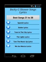 Becky g singing in the shower lyrics / becky g shower video lyrics youtube / i don't know, it's just something about ya got me feeling like i can't be without ya. Becky G Shower Songs Lyrics For Android Apk Download