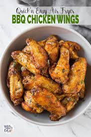 Quick And Easy Air Fryer Bbq Chicken Wings Watch What U Eat Recipe Chicken Wing Recipes Air Fryer Recipes Healthy Wing Recipes