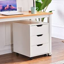 Check spelling or type a new query. Bonchoice Mobile File Cabinets Pedestal Office Wood Filing Cabinet With 3 Drawers 4 Rolling Casters Under Desk Storage Cabinet Fit For A4 Paper White Lock Free Buy Online In Bahamas At Bahamas Desertcart Com Productid