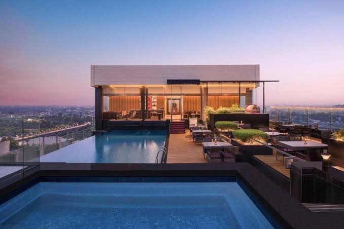 Skyline luxury at Renaissance Lucknow, AI generated