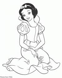 Toate printesele disney acum de colorat pentru copii. Princess Snow White De Colorat Planse De Colorat Cu Printese Coloring Home