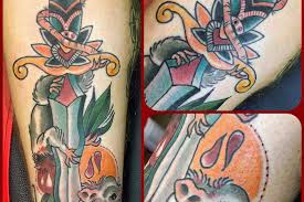 The original concept of this tattoo was a half sleeve of the pale man, the fawn, and the tree in which she retrieves the key from the toad. Here Are Norfolk S Top 4 Tattoo Spots