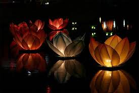 Floating Lamps And Candles Lampion Behang Lantaarn