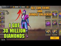 While this trick works numerically, it still isn't real since you can't spend the diamond generated using the aforementioned app. Free 30million Diamonds All Bundles And Weapon Unlocked Free Fire Hack Garena Free Fire Youtube