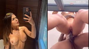 Grazi Mourão dando a buceta para um moreno dotado na varanda. - Nua -  Pelada - XXX - Porno