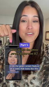 Every wondered how to use the green screen feature