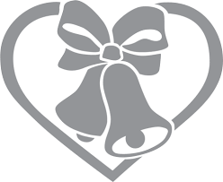 Download Wedding Bells With Ribbon And Heart Wedding Bells Glass Etching Stencils Wedding With Kids