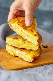 Spanish Omelette Slices Spanish Omelette Recipes Spanish Tortilla Recipe