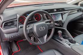 — it should have heated seats since its leather interior. Review Update The 2020 Toyota Camry Trd Passes Dad Test Kid Approved Self Drive Cars Australia