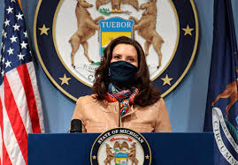 Mask requirements will remain in place for schools, prisons and motor vehicles agency office until michigan, kentucky ease mask rules (12:28 p.m. Michigan S Governor Again Resists Imposing New Restrictions As Cases Keep Surging The New York Times