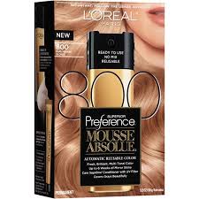 Loreal Paris Superior Preference Mousse Absolue Hair Color 800 Pure Medium Blonde 3 2 Oz