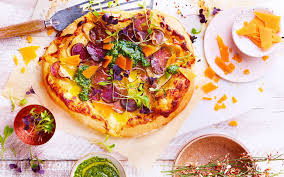 Pizza Blanche Et Pesto Printanier Recettes Gastronomico Recette Recette Pesto Faire Une Pizza