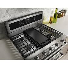 Allows accurate measurement of internal temperature of meats, poultry, and casseroles. Kitchenaid 30 6 0 Cu Ft Double Oven Gas Range With Convection At Menards